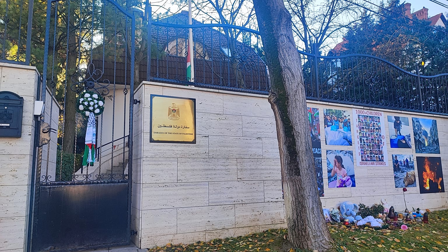 A budapesti palesztin nagykövetség 