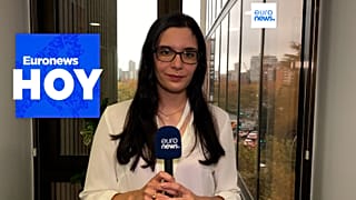 María Muñoz Morillo presentando Euronews Hoy