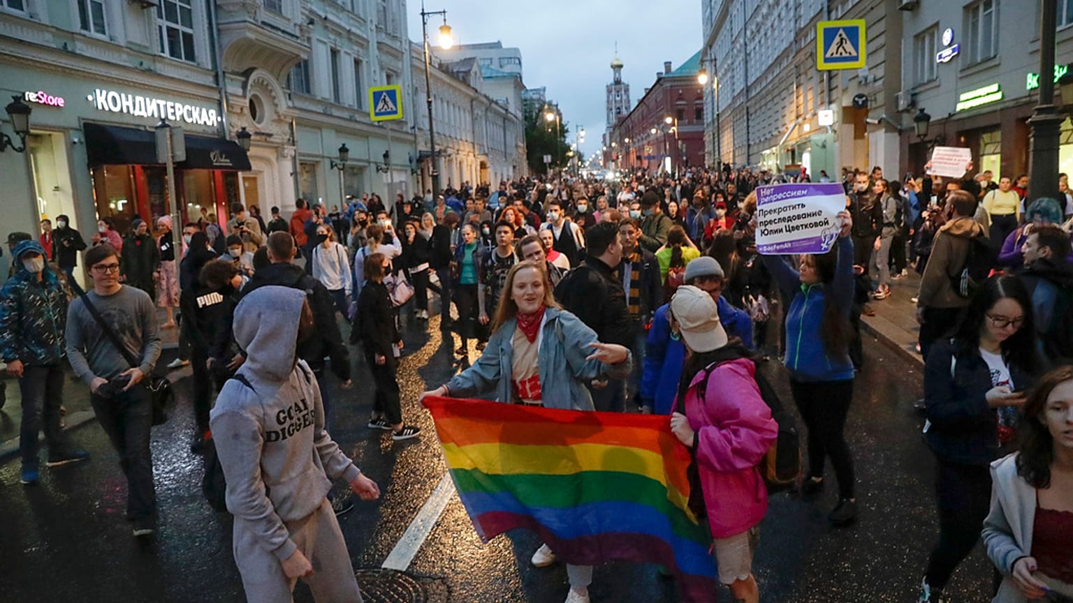 Des défenseurs des droits LGBT+