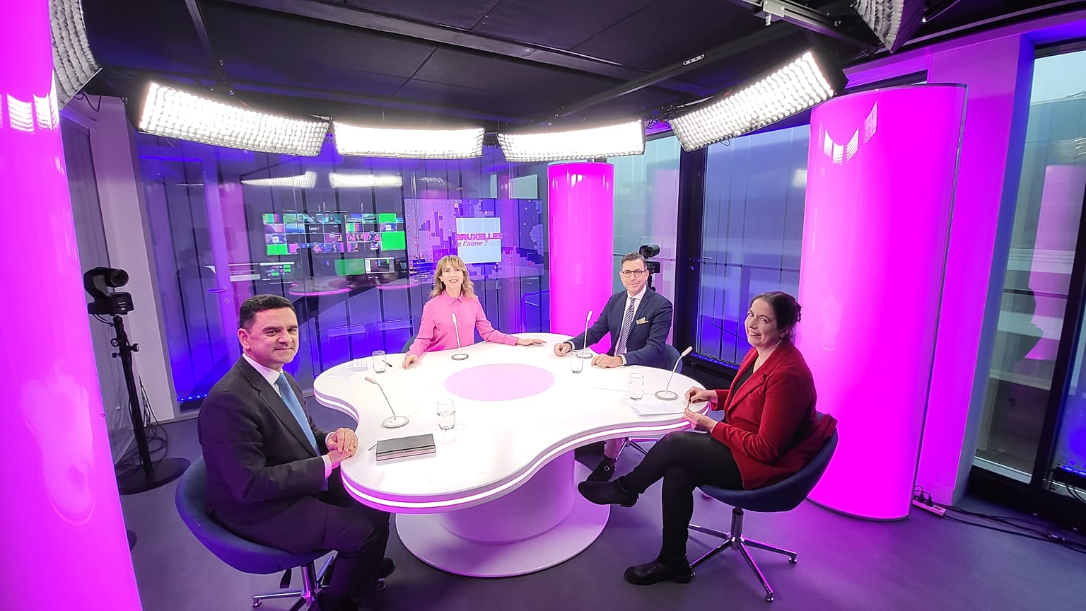 Méabh Mc Mahon with Rebecca Christie, Pedro Marques and 