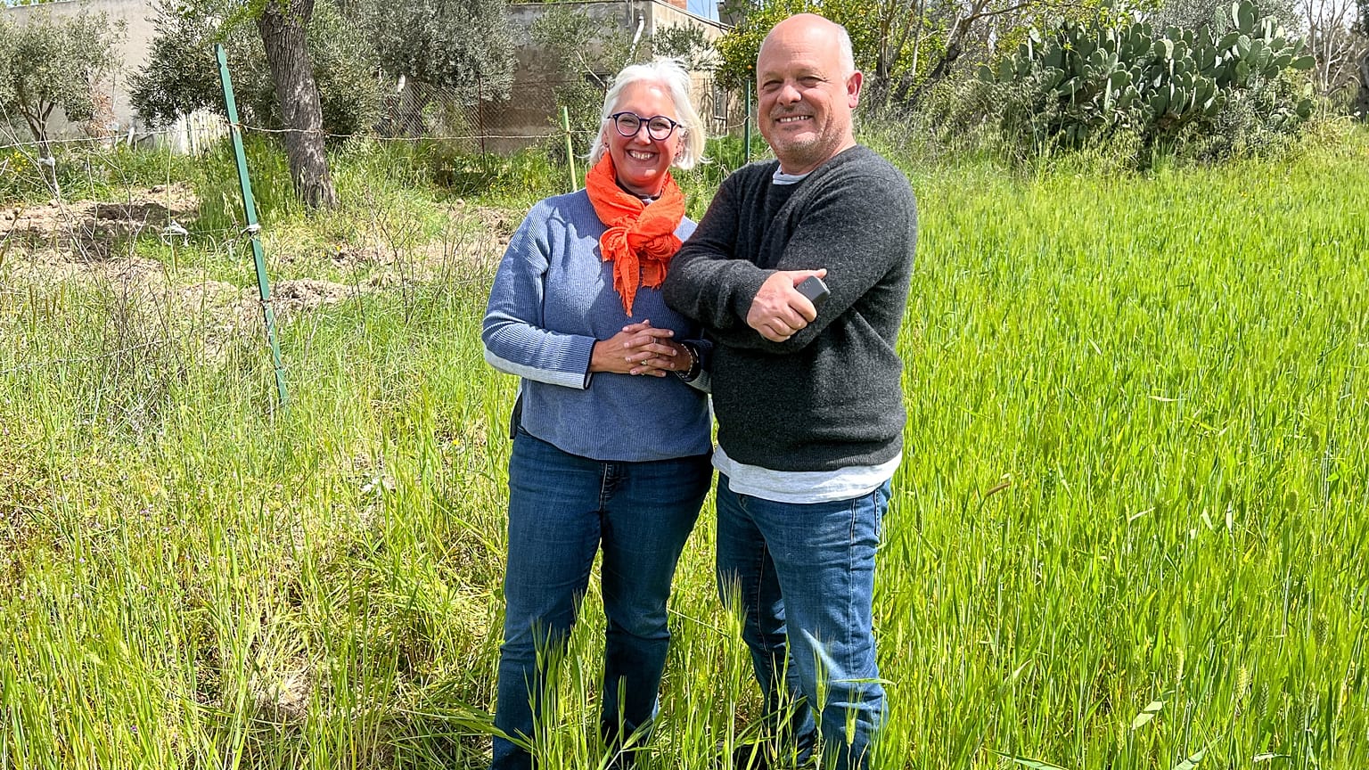 Brian and Beth Wilbur, who were born in New Hampshire, are unabashedly in love with their new home in Sicily.