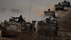 Ισραηλινά άρματα μάχης στη Λωρίδα της Γάζας