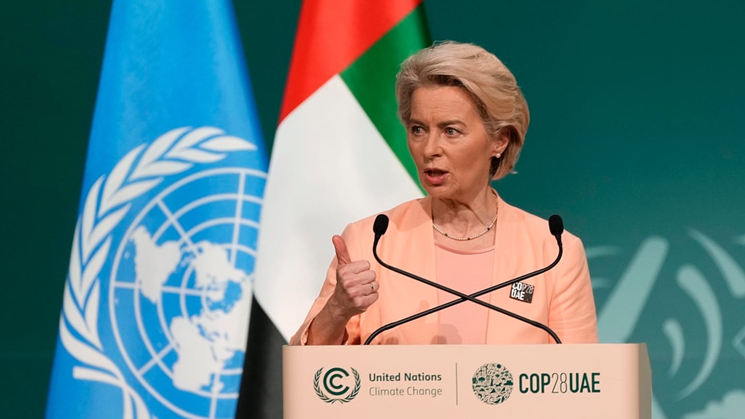 COP28 - Ούρσουλα φον ντερ Λάιεν