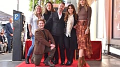 L'acteur américain Macaulay Culkin (au centre)