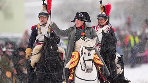 Reenactment of the Battle of Austerlitz