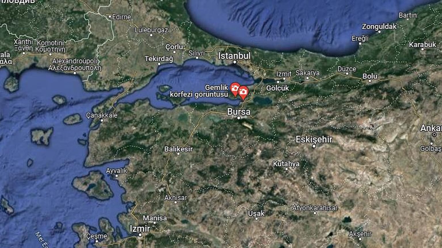 Marmara Denizi Gemlik Körfezi'nde 5,1 büyüklüğünde deprem meydana geldi