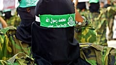 Hamas masked militants- εικόνα αρχείου