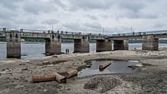 Der Kachovka-Staudamm in der Ukraine