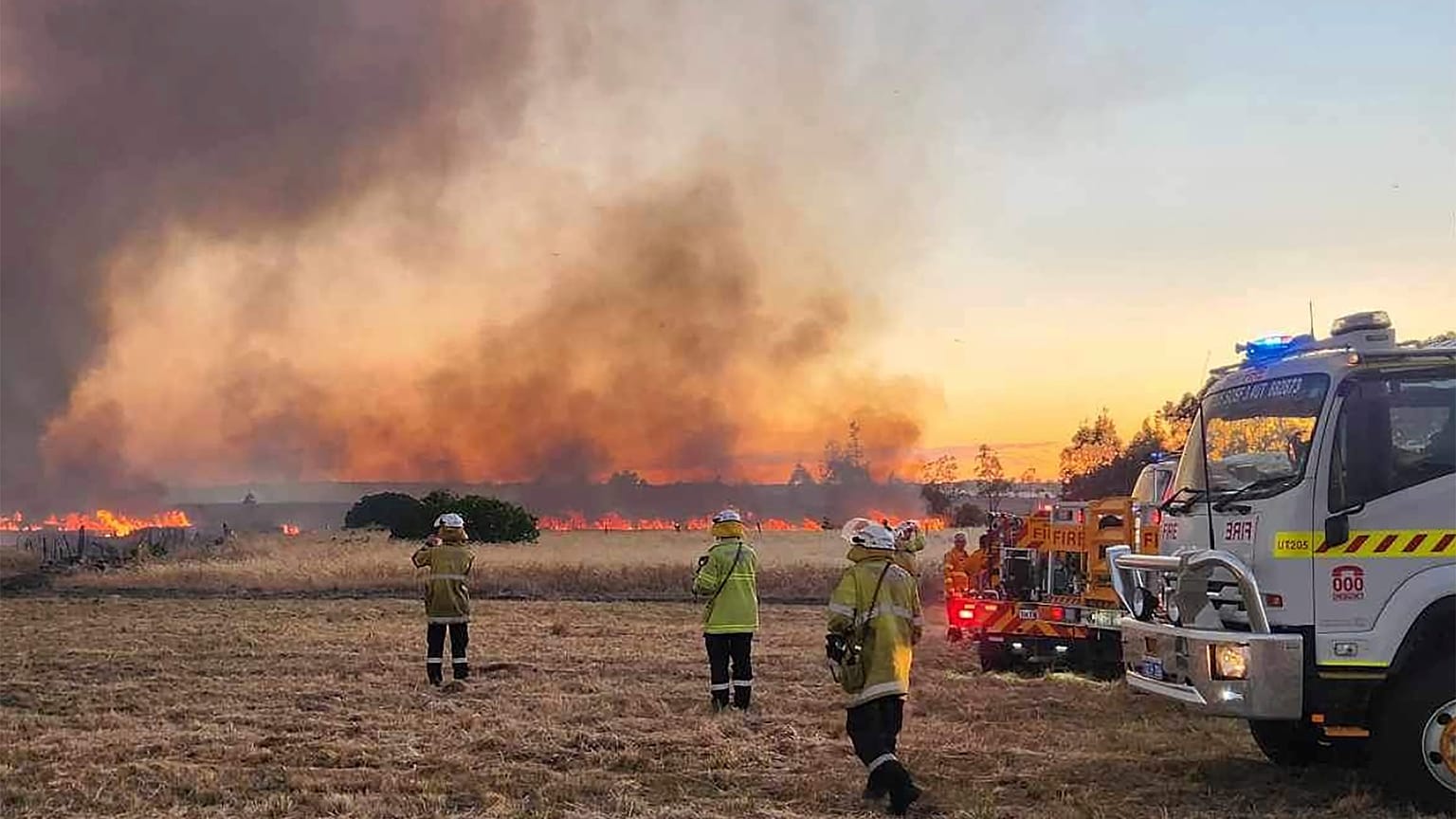 Feuerwehreinsatz bei Perth am 23.11.23