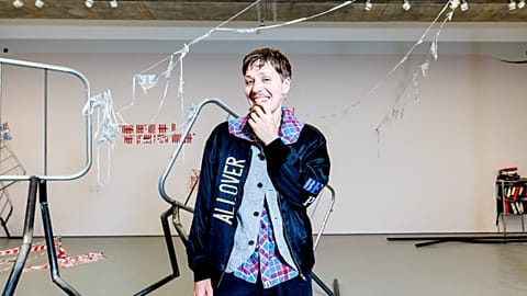 Jesse Darling at Turner Prize 2023, Towner Eastbourne.