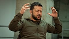 Der ukrainische Präsident bei einem Interview am 30.11.23