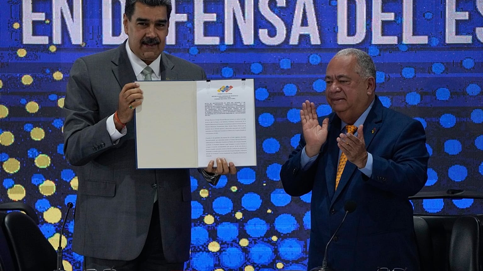Maduro rendelete a guayanai területről