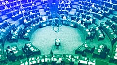 European Commission President Ursula von der Leyen delivers her annual speech at the European Parliament in Strasbourg, September 2023