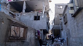 La distruzione nella Striscia di Gaza