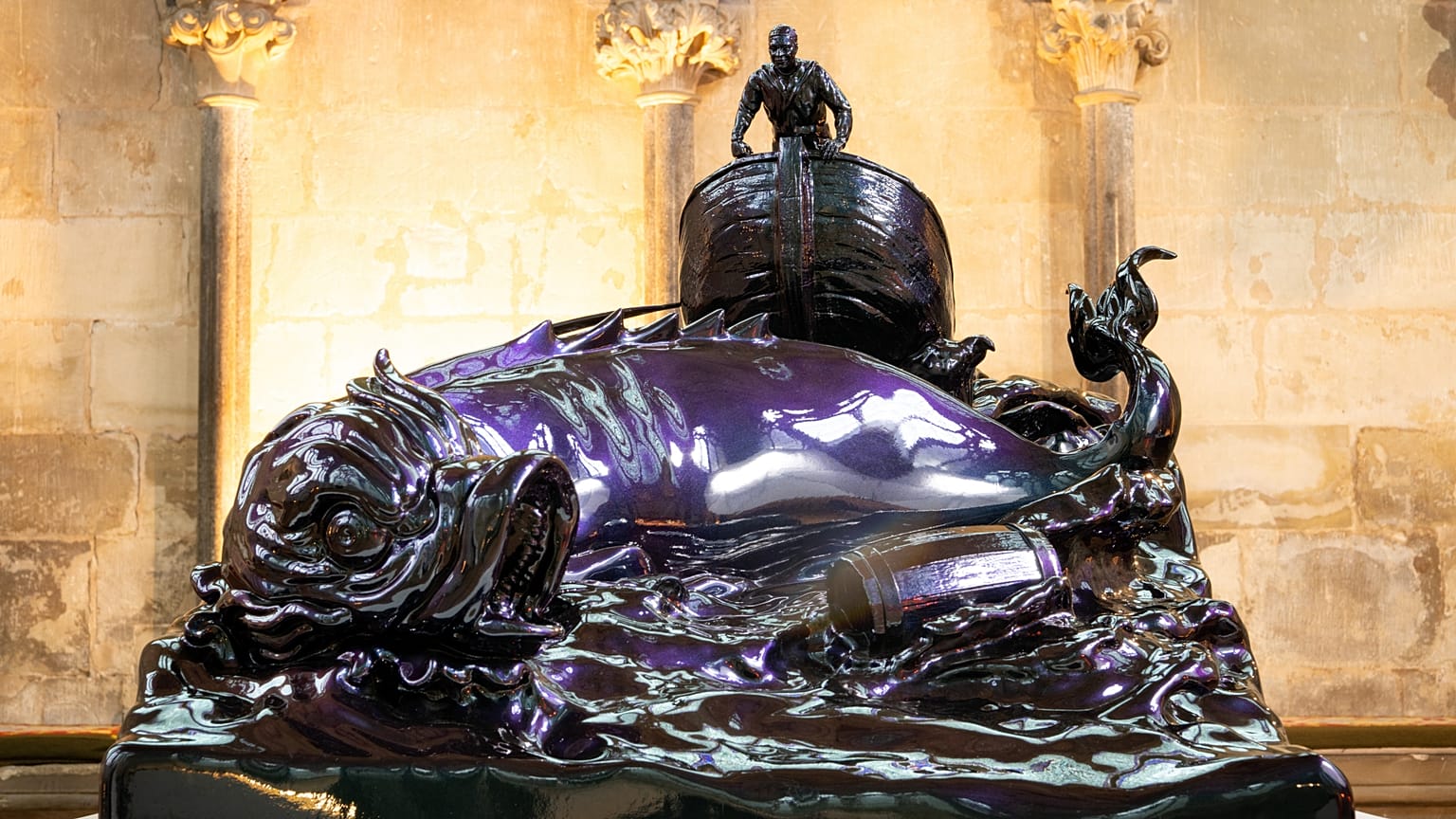 'Where do we go now?' by Shezad Dawood at Salisbury Cathedral