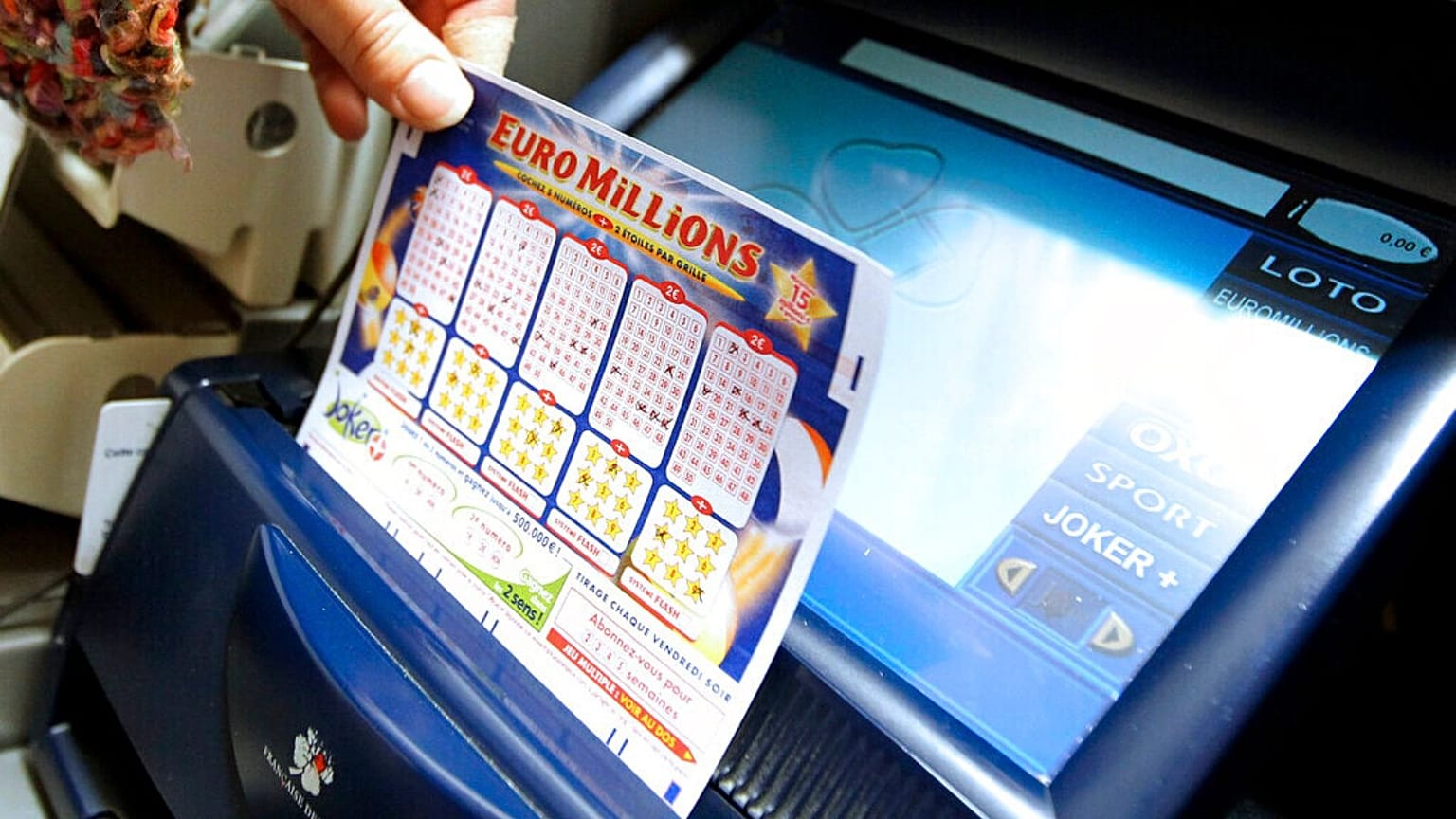 فرم قرعه کشی EuroMillions