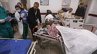 Sebesülteket hoznak egy Rafahi kórházba
