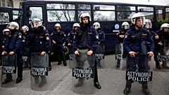FILE - Greek police.