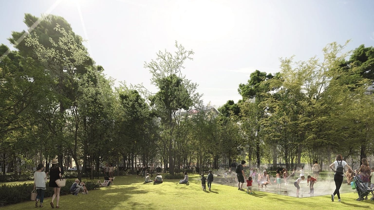 A visualisation of what the project will look like when complete.