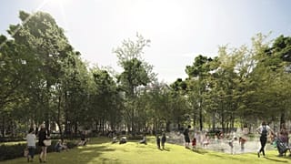 A visualisation of what the project will look like when complete.