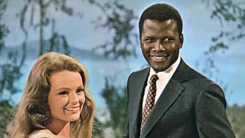Katharine Houghton and Sidney Poitier in 'Guess Who's Coming to Dinner'