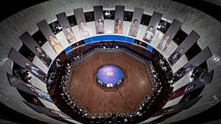 Az elhurcolt ukrán gyermekek hazatérésével foglalkozó nemzetközi koalíció első ülése Kijevben 2023. december 8-án