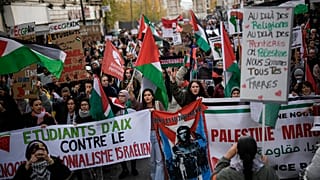 مظاهرات مؤيدة للفلسطينيين