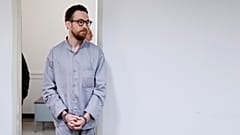Swedish citizen Johan Floderus arrives at a courtroom at the Revolutionary Court in Tehran, Iran, 10 December 2023.