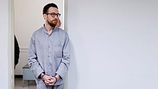 Swedish citizen Johan Floderus arrives at a courtroom at the Revolutionary Court in Tehran, Iran, 10 December 2023.