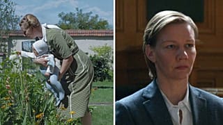 European cinema triumphs as LA Film Critics Association names its 2023 winners - left: Sandra Hüller in The Zone of Interest / right: Sandra Hüller in Anatomy of a Fall