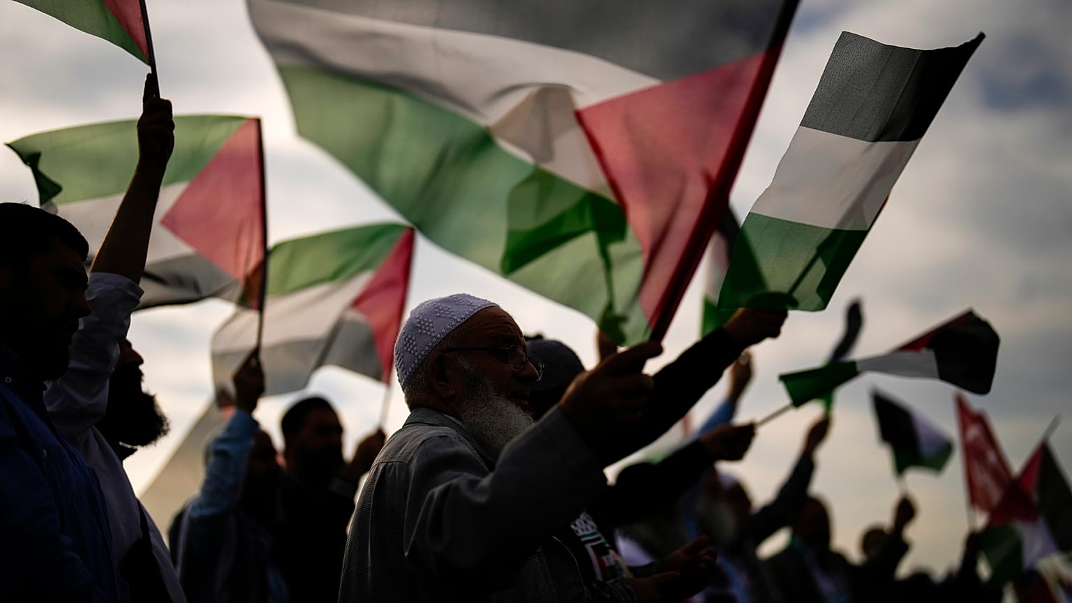 مظاهرة مؤيدة لفلسطين في تركيا 