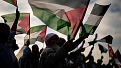 مظاهرة مؤيدة لفلسطين في تركيا 