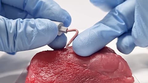 Researchers at Korea Advanced Institute of Science & Technology have succeeded in developing an intravenous needle (IV) that can bend and flex as it enters the human body.