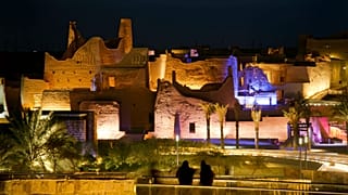 بقایای قلعه درعیه، اقامتگاه اصلی خاندان سعودی در قرن ۱۸