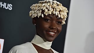 Lupita Nyong'o arrives at the GO Campaign's annual GO Gala on Saturday, Oct. 21, 2023, in Los Angeles.