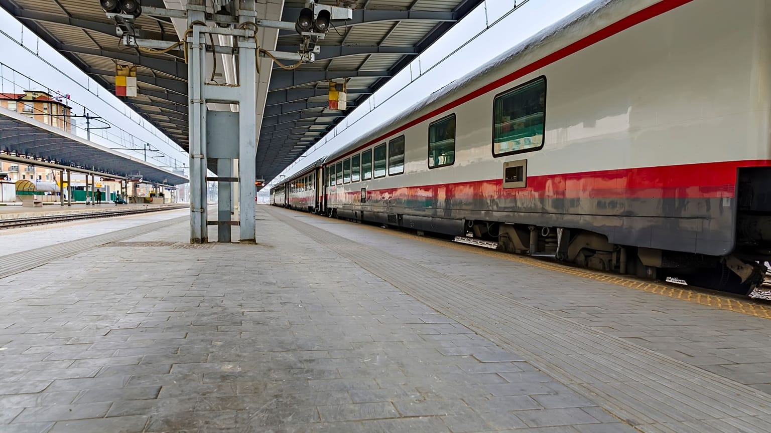 Mestre railway station in Venice, Italy.