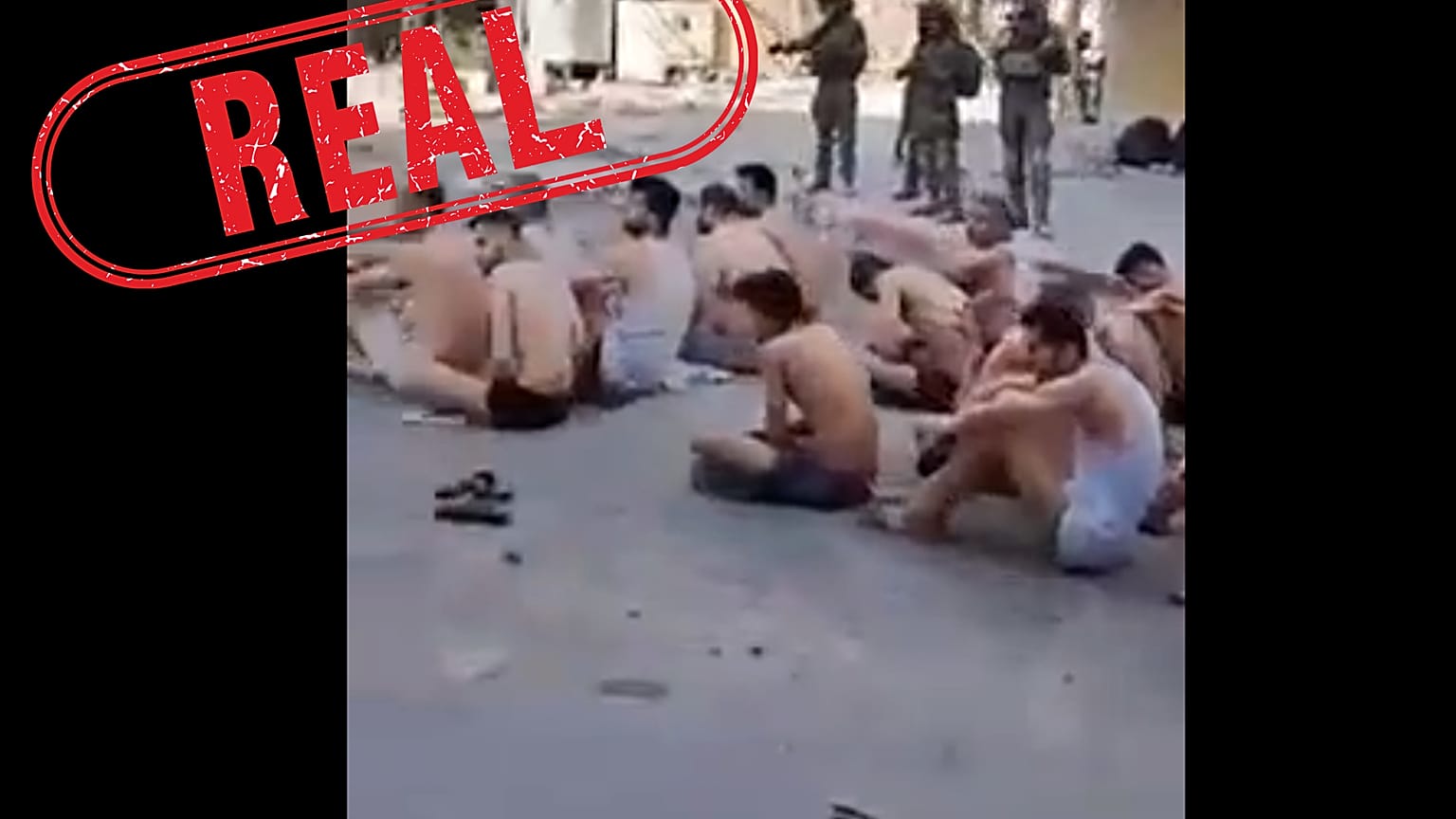 Imágenes de prisioneros palestinos 