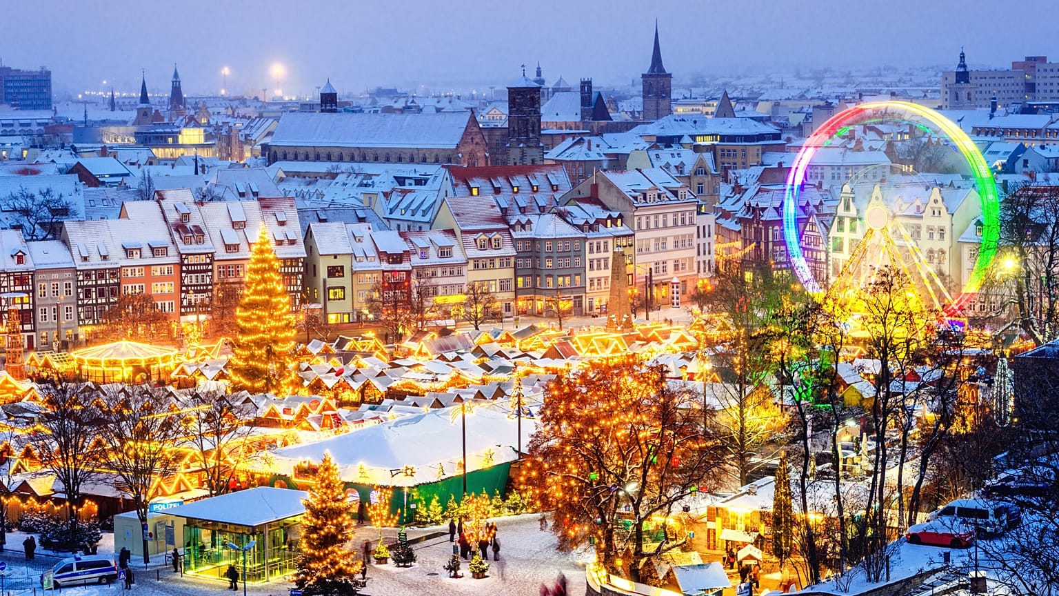 Der Weihnachtsmarkt in Erfurt