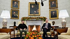 Es geht um die Zukunft seines Landes: Der ukrainische Präsident ist in die USA gereist, um weitere Hilfen für sein Land zu sichern.