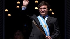 Imagen del nuevo presidente de Argentina, Javier Milei.