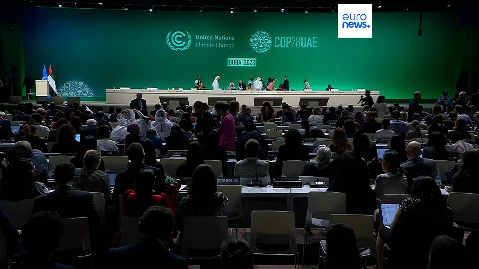 Sesión plenaria de la COP28