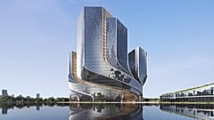 Artists impression. A vision of the future for Tencent's new headquarters. 