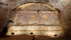 Φωτογραφία από το σπίτι που ανακαλύφθηκε στο Κολοσσαίο