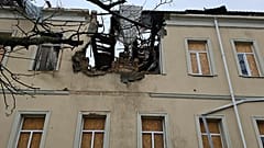 Βομβαρδισμένο σχολείο στη Χερσώνα