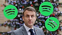 Le président français Emmanuel Macron préconise l'instauration d'une taxe pour financer le secteur musical français