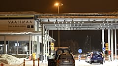 Übergang an der finnisch-russischen Grenze 
