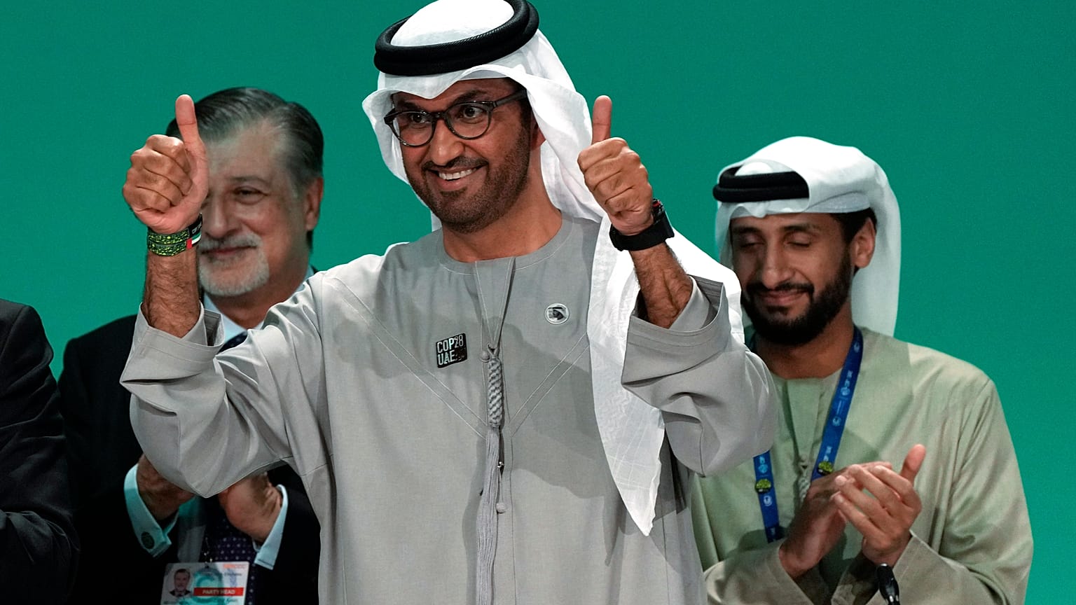 Szultán Ahmed el-Dzsaber a dubaji klímacsúcson