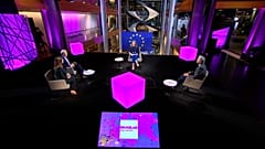 Méabh Mc Mahon in Strasbourg with Sean Kelly, Katalin Cseh and Robert Biedron 