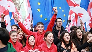 Partystimmung in Tiflis am 15.12.23