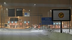 Egy lezárt finn-orosz határállomás